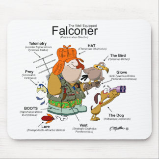The Well Equiped Falconer Mouse Pad