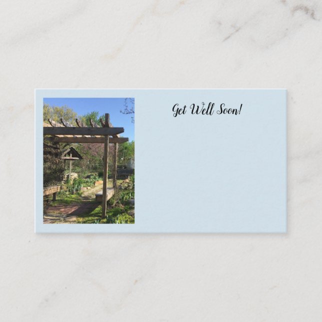 THE WELL - FLORIST ENCLOSURE CARD (Front)