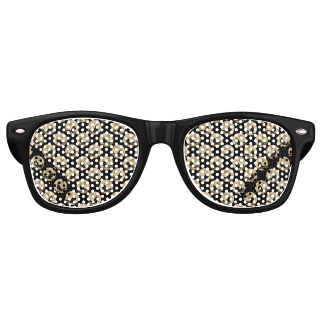 The Werebird - Blackbird Howling at the Moon Comic Retro Sunglasses (Front)