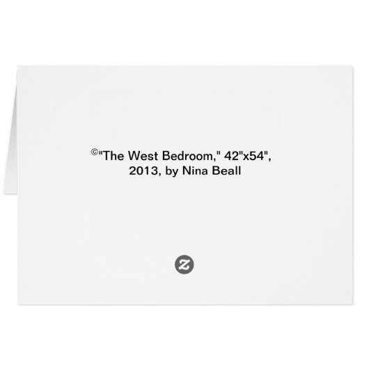 "The West Bedroom" (Back Horizontal)