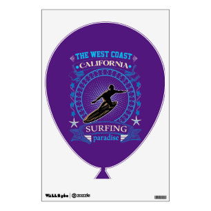 The West Coast. California Paradise Wall Decal