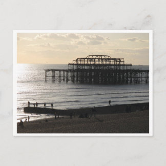 The West Pier in Hove Postcard