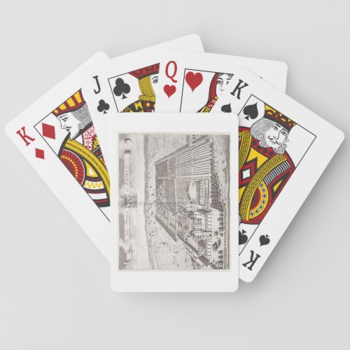 The West Prospect of Knole from Thirty Six Diffe Poker Cards