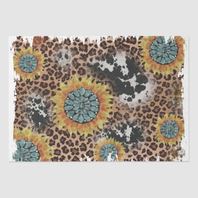 The Western Series Design 26 Tissue Paper (Front)