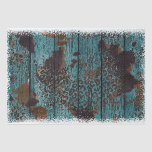 The Western Series Design 28 Tissue Paper (Front)