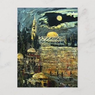 The Western Wall in Jerusalem Postcard