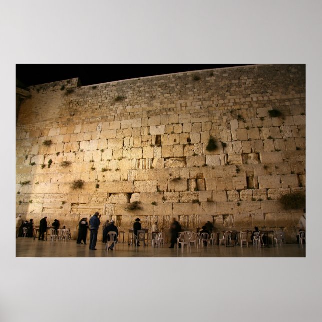 The Western Wall, Jerusalem Poster (Front)