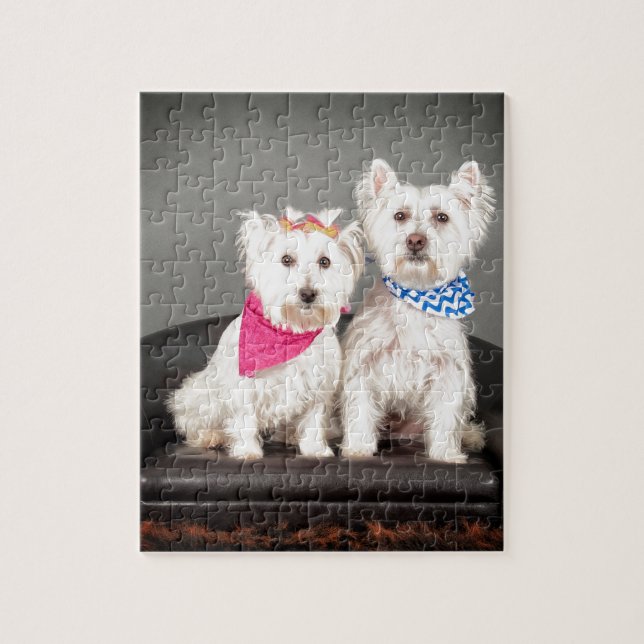 The Westie couple Jigsaw Puzzle (Vertical)