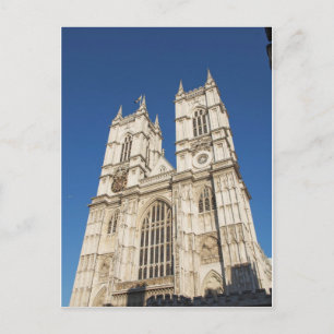The Westminster Abbey church in London UK Postcard