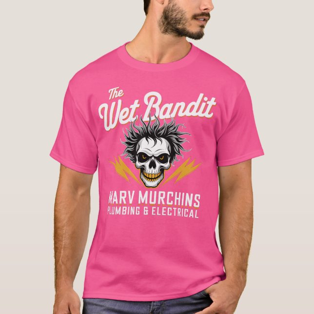 The Wet Bandits Plumbing  Electrical T-Shirt (Front)