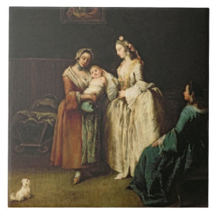 The Wet-Nurse Ceramic Tile