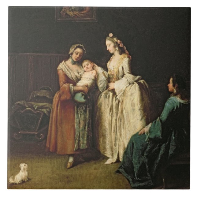 The Wet-Nurse Ceramic Tile (Front)