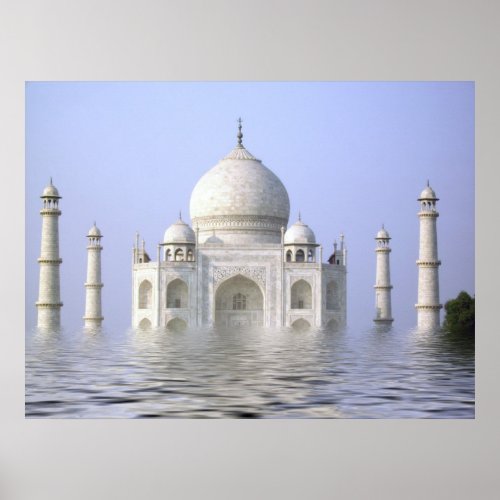 The Wet  Taj Print