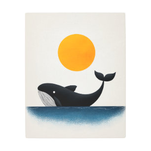 The Whale Metal Print