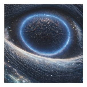 The Whale’s Eye — Depth, Silence, and Scale Faux Canvas Print