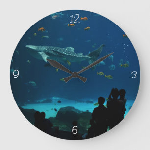 The Whale Shark Encounter Large Clock