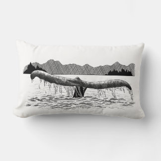 The Whale's Tail Lumbar Pillow