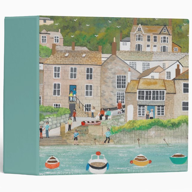 The Wharf at Mousehole 3 Ring Binder (Front/Spine)