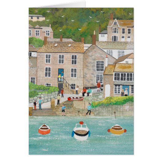 The Wharf at Mousehole Cards (Front)