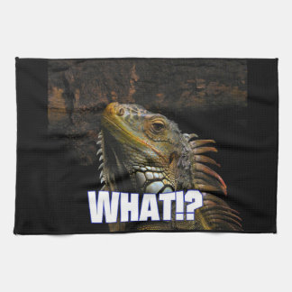 The What!? Iguana Kitchen Towel