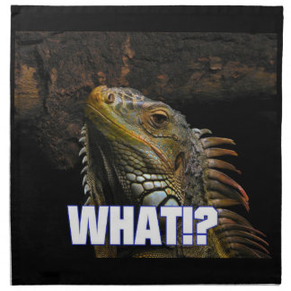 The What!? Iguana Napkin