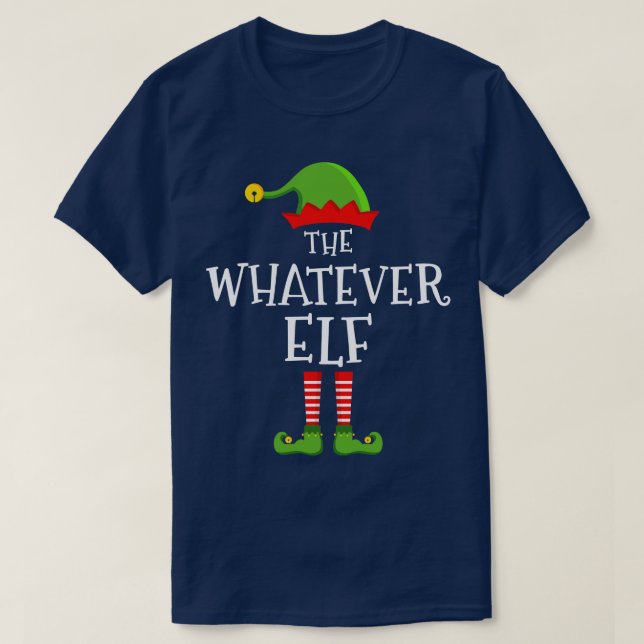 The whatever funny christmas matching family pajam T-Shirt (Design Front)