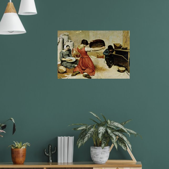 The Wheat Sifters, fine art, Poster (Living Room 1)
