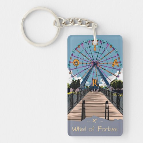 The Wheel of Fortune Keychain