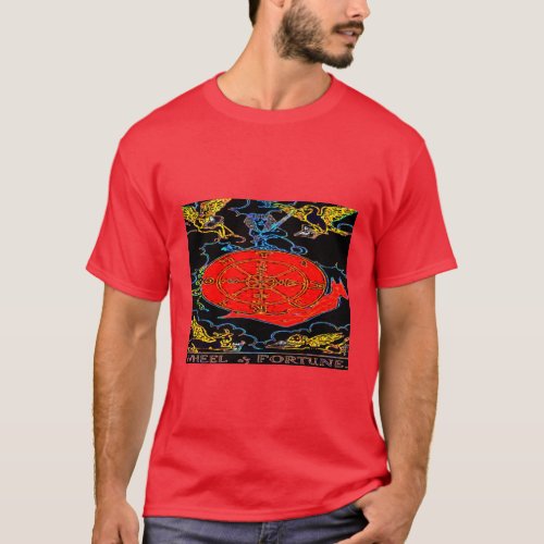 The Wheel Of Fortune Mens Fashion T_Shirt