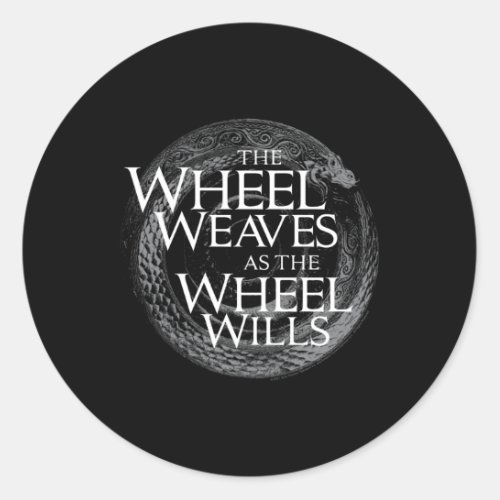 The Wheel Of Time The Wheel Weaves Classic Round Sticker