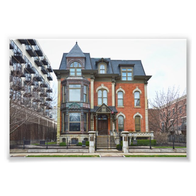 The Wheeler Mansion, Chicago, Illinois Photo Print (Front)