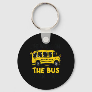 The Wheels On The Bus Toddler Kids Back To School Keychain