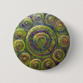 The Wheels (religious geometric symbolism) Button
