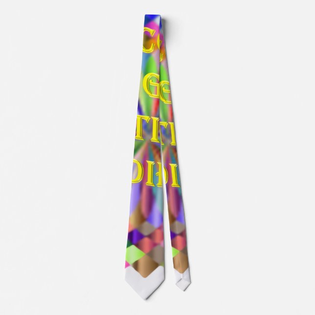 The "Where" of the Quote Neck Tie (Front)