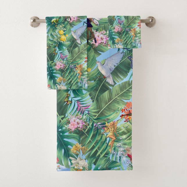 The Whimsical Fantasy World Bath Towel Set (Insitu)