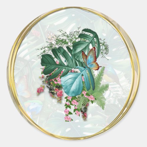 The Whimsical Fantasy World Classic Round Sticker