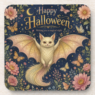 The Whimsical Winged Familiar Beverage Coaster