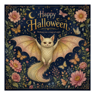 The Whimsical Winged Familiar Poster
