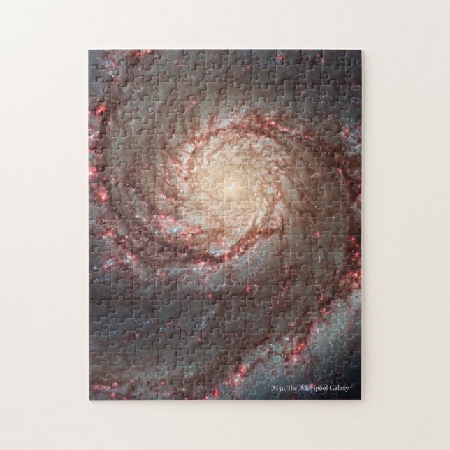The Whirlpool Galaxy Jigsaw Puzzle (Vertical)