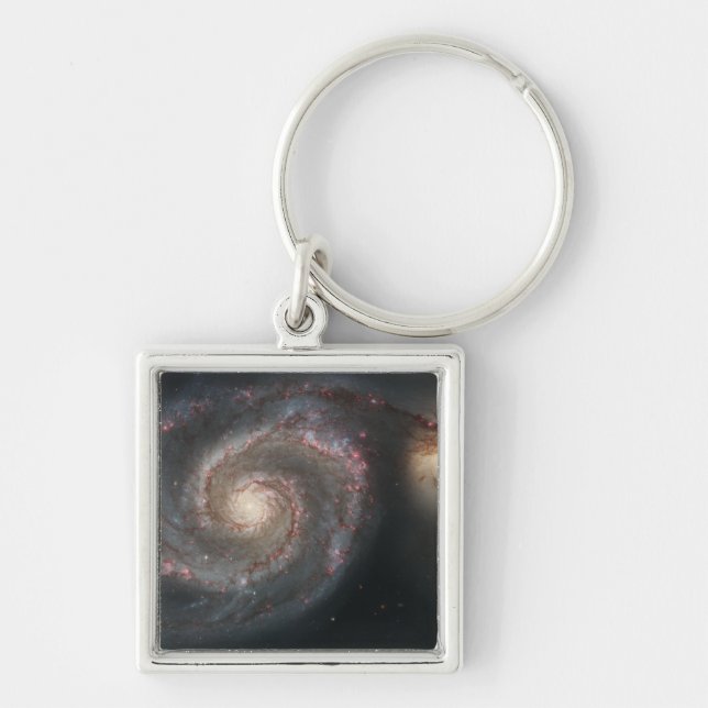 The whirlpool galaxy (M51) and companion galaxy Keychain (Front)