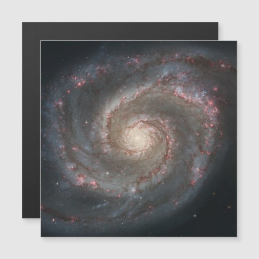 The Whirlpool Galaxy M51 & Companion in Space (Front/Back)
