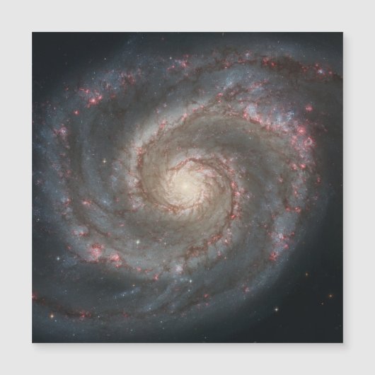 The Whirlpool Galaxy M51 & Companion in Space (Front)