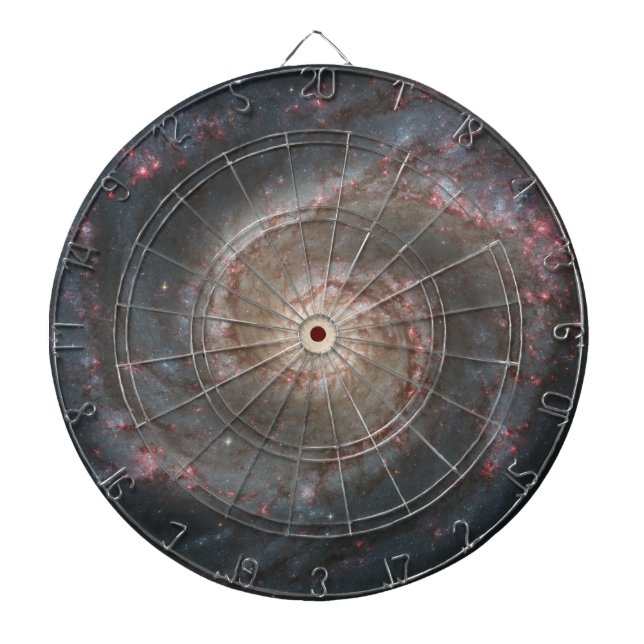 The Whirlpool Galaxy M51 & Companion in Space Dart Board (Front)