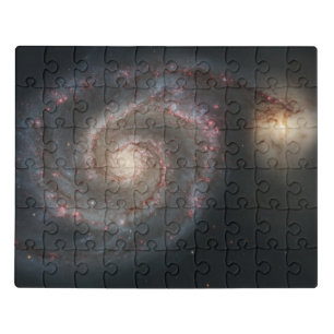 The Whirlpool Galaxy M51 & Companion in Space Jigsaw Puzzle