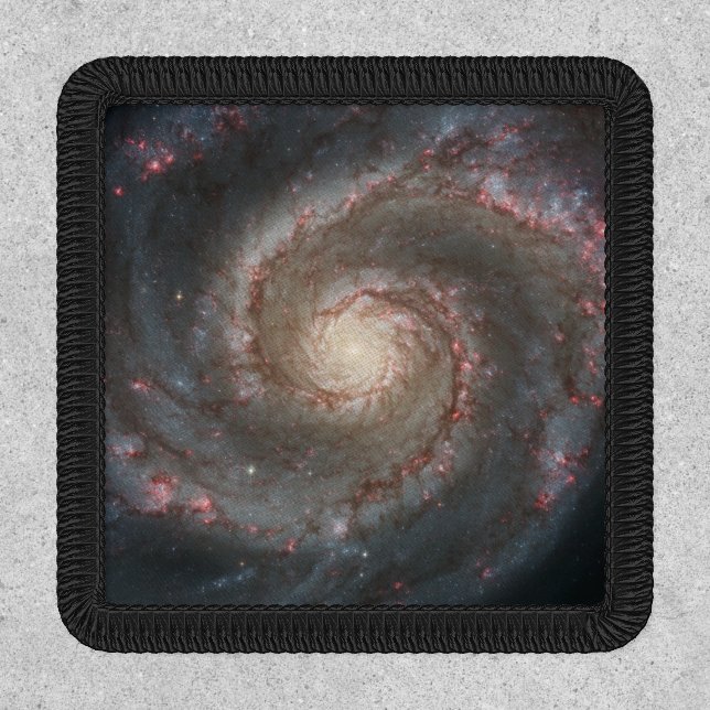 The Whirlpool Galaxy M51 & Companion in Space Patch (Front)