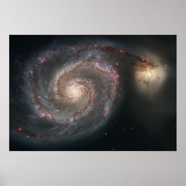 The Whirlpool Galaxy Poster (Front)