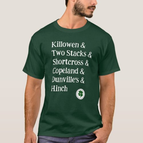 The Whiskeys of County Down T_Shirt