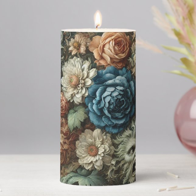 The Whisper that Sharpened the Knife – M Solitaire Pillar Candle (In Situ)