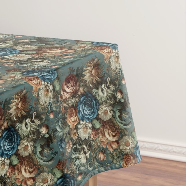 The Whisper that Sharpened the Knife – Med Pattern Tablecloth (In Situ)