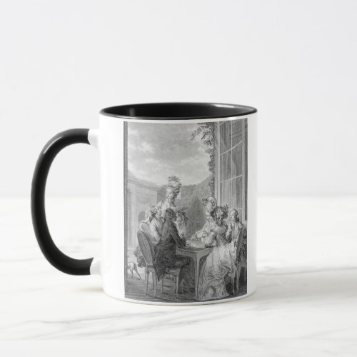 The Whist Party 1783 engraved by Jean Dambrun 1 Mug